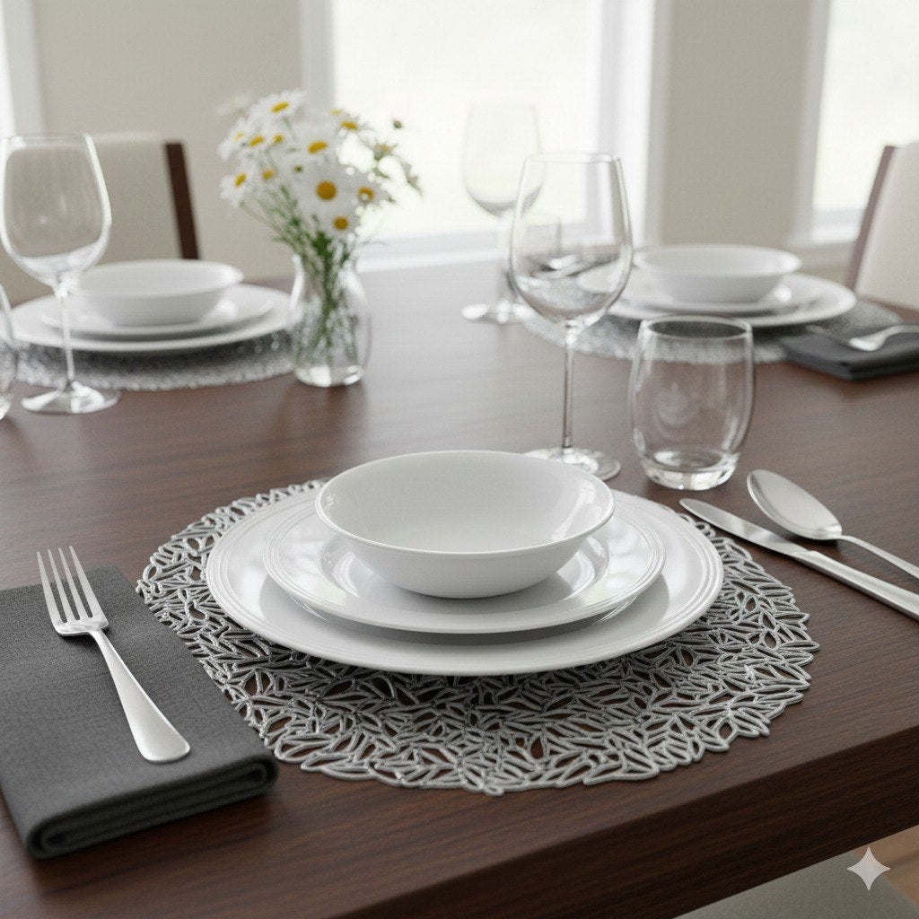 MANTEL PARA MESA COMEDOR CIRCULAR CASABELLA 3 COLORES DISPONIBLES 38CM