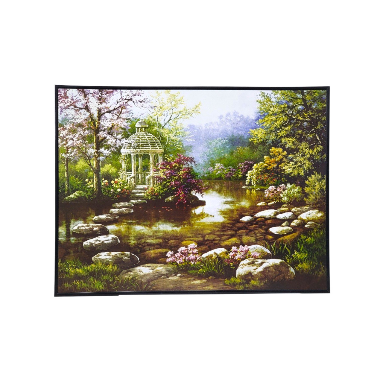 CUADRO DECORATIVO CON DISEÑO DE PAISAJE 43X57CM