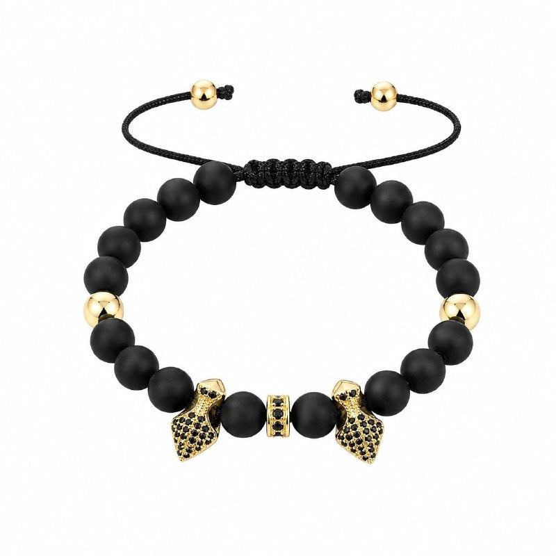PULSERA DE ENCHAPE AJUSTABLE PARA CABALLERO