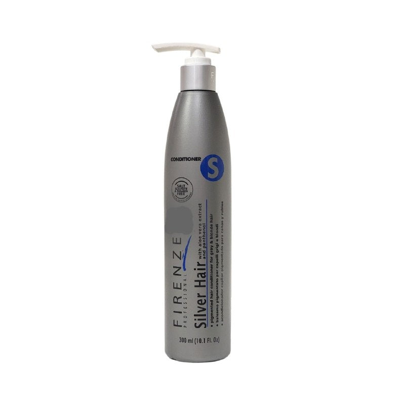 ACONDICIONADOR MATIZADOR Y SUAVIZANTE PARA CABELLOS GRISES, BLANCOS O PLATINADOS FIRENZE 300ML