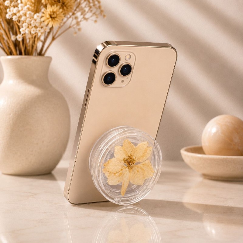 SOPORTE PARA CELULAR DE FLOR 4X4.3CM