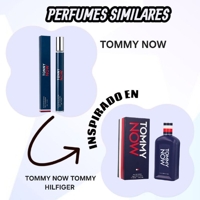 PERFUME DE TUBO TONNY NOW 35ML 1 UND (DUPE TOMMY NOW TOMMY HILFIGER)