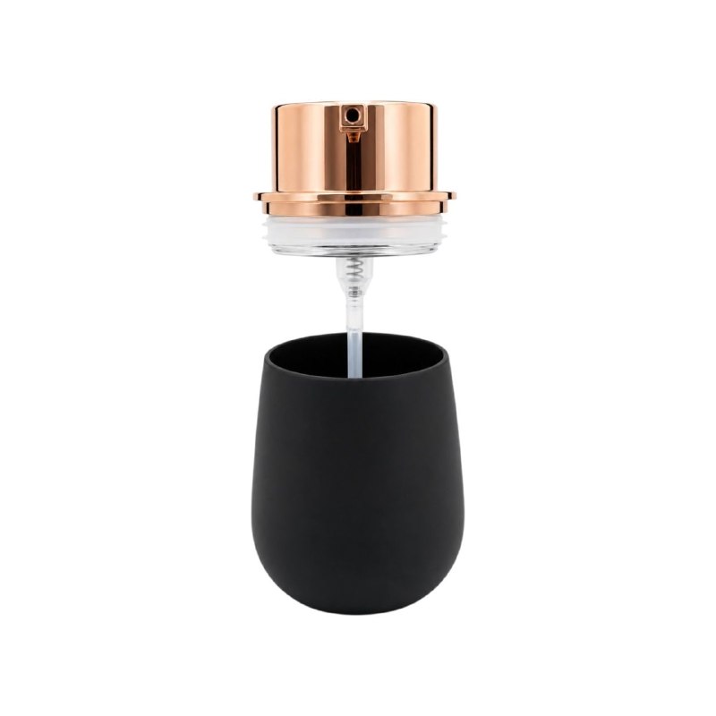 DISPENSADOR DE JABON MINIMALISTA ELEGANTE DE LUJO PARA BAÑO O COCINA Y CAPACIDAD 320ML 9.5X16X8CM
