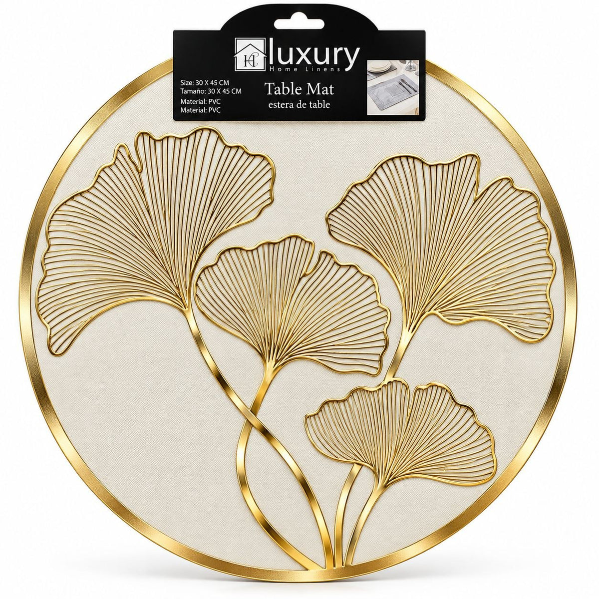 MANTEL INDIVIDUAL DE MESA LUXURY HOME LINENS 30CM