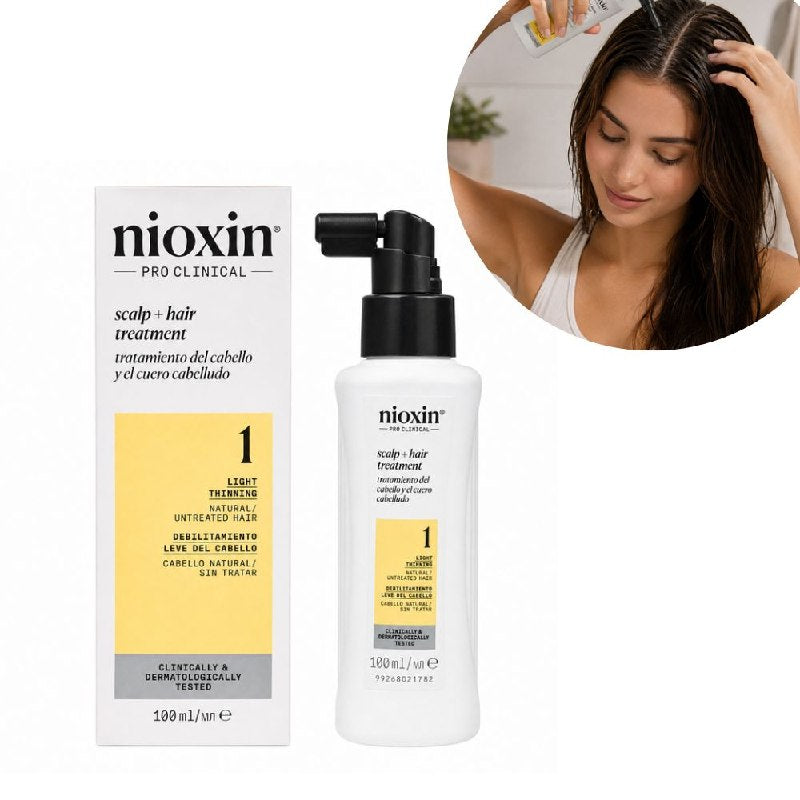 TRATAMIENTO CAPILAR SIN ENJUAGUE INTENSIVO EN ESPUMA SIN ACLARADO AUMENTADOR DE GROSOR NIOXIN 100ML