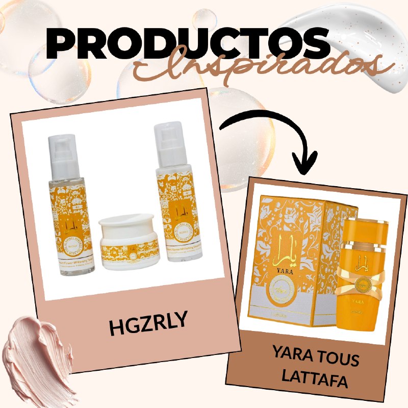 SET DE CUIDADO FACIAL TRIPLE HIDRATACION Y EFECTO ACLARANTE HGZRLY (AROMA SIMILAR YARA TOUS)