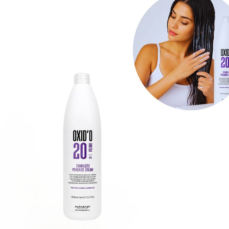 CREMA PARA EL CABELLO DE PEROXIDO AL 6% PARA TINTE Y DECOLORACION ALFAPARF 1000ML