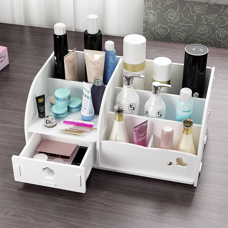 ORGANIZADOR DE MAQUILLAJE O JOYERIA COLOR BLANCO