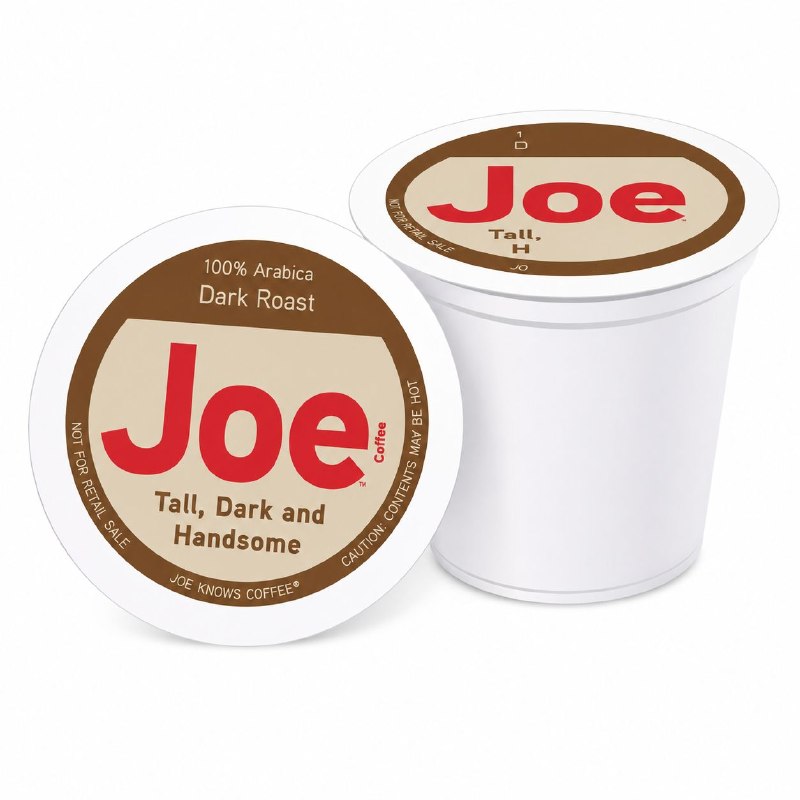 CAFÉ AMERICANO DE TUESTE OSCURO 100% ARÁBICA JOE COFFEE "TALL, DARK & HANDSOME" OSCURO 24 CÁPSULAS INDIVIDUALES / 264G