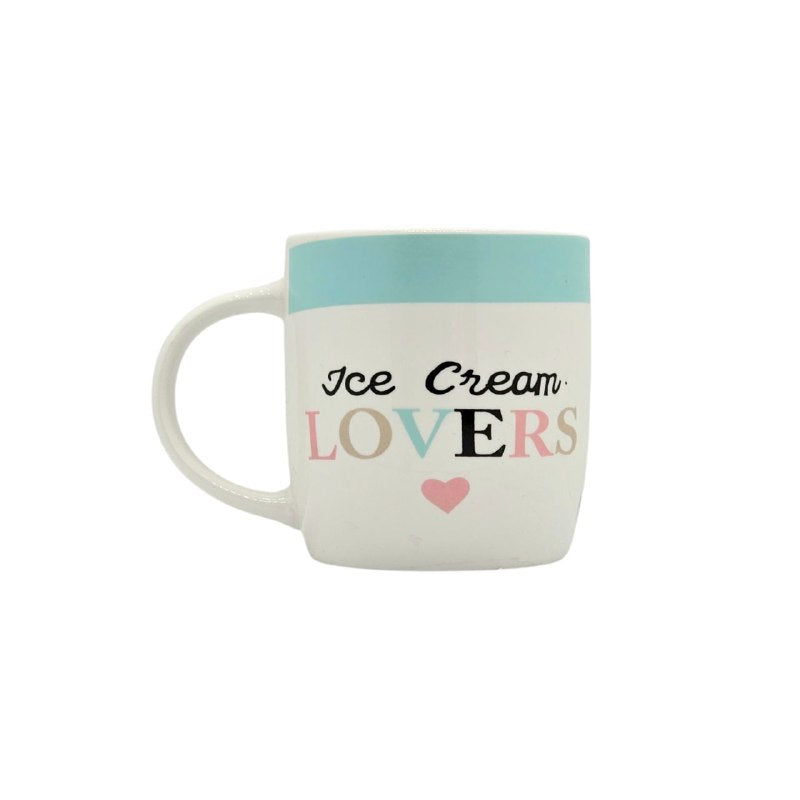 TAZAS DE CERAMICA DE ALTA RESISTENCIA CON ACABADO BRILLANTE Y DISEÑO ERGONOMICO 330ML, 9 ESTILOS