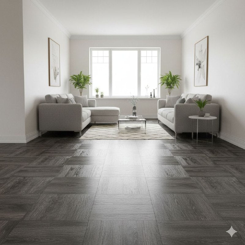 DECORACION PISO DE PVC ELEGANTE TIPO MADERA NATURAL ADHESIVO 24UND