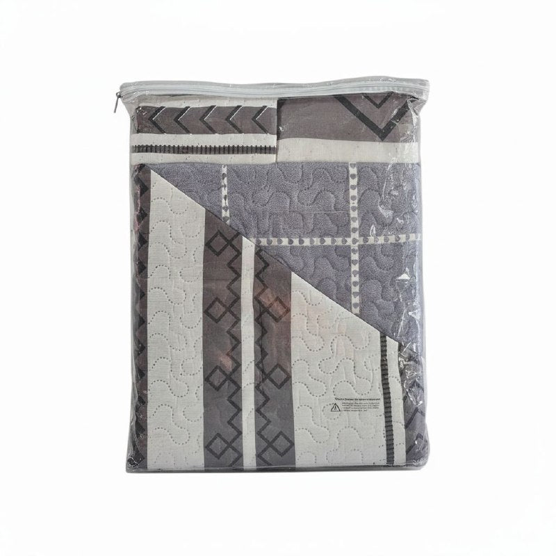 JUEGO DE SABANAS CAMERA EDREDON REVERSIBLE DE 3PCS QUEEN BENELI HOME