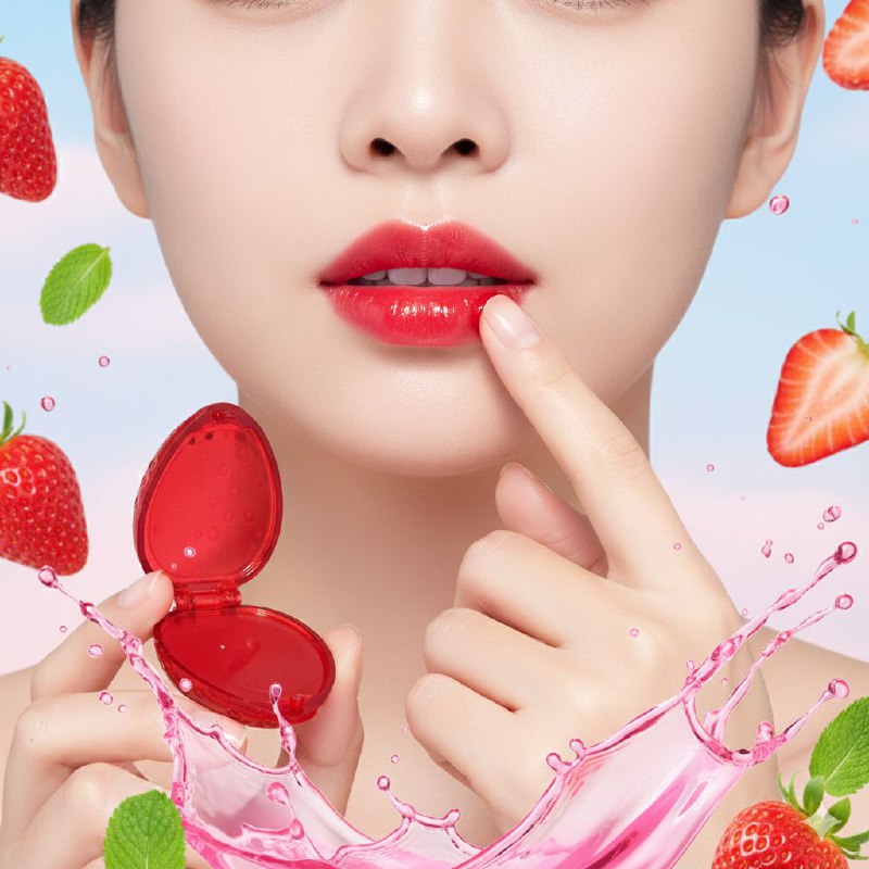 BRILLO LABIAL BALSAMO DE FRESA HIDRATANTE CON AROMA NATURAL