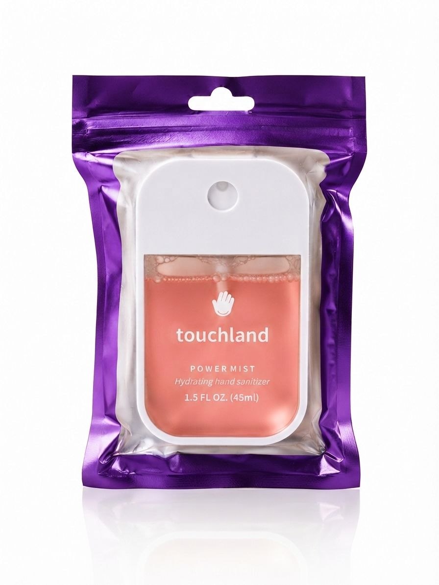 SPRAY DESINFECTANTE DE MANOS HIDRATANTE TOUCHLAND POWER 45ML
