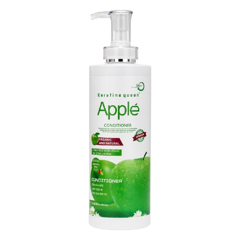 ACONDICIONADOR DE MANZANA HIDRATANTE Y SUAVIZANTE PROFUNDO KERATINE QUEEN 1000ML