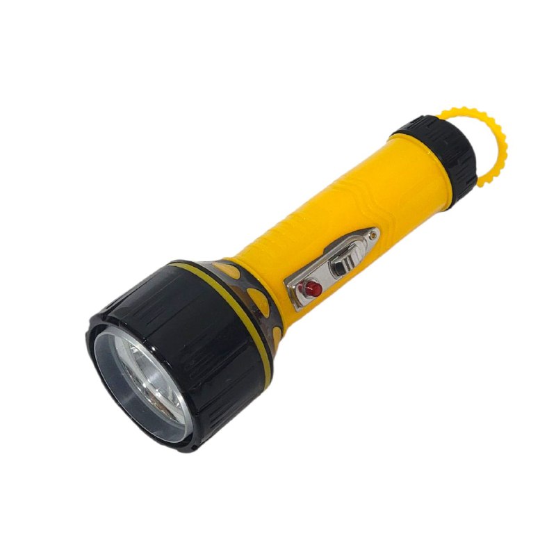 LUZ LED LINTERNA FOCO PORTATIL DE MANO PLASTICO 4 COLORES TIGER WORLD