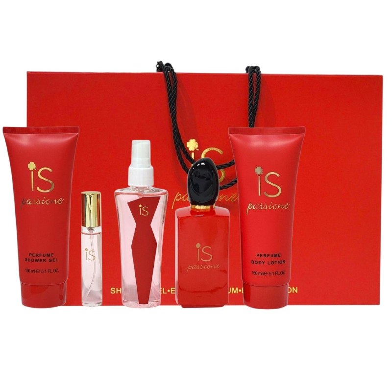 SET PERFUME ECONÓMICO ESTUCHE PARA DAMA iS