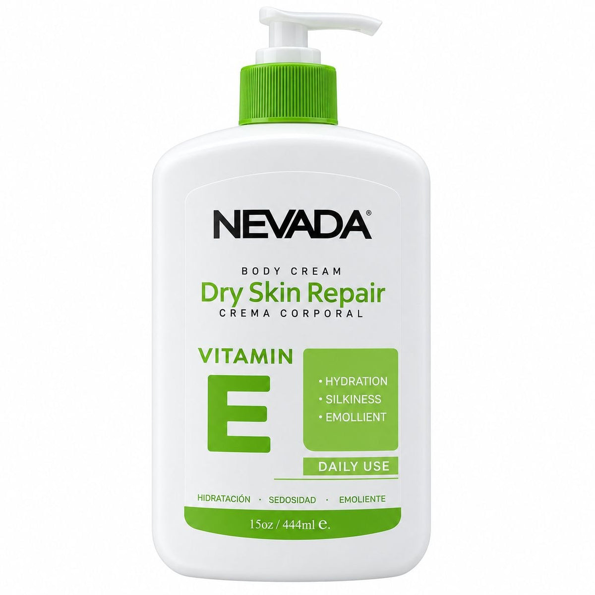 CREMA CORPORAL REPARADORA PARA PIEL SECA CON VITAMINA E NEVADA 444ML