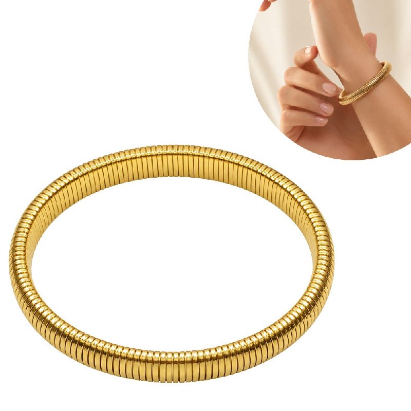 PULSERA DE ENCHAPE PARA DAMA 9CM