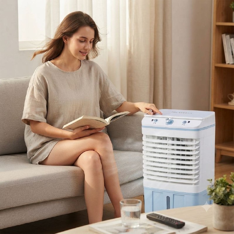 ENFRIADOR DE AIRE EVAPORATIVO PORTATIL CON CAPACIDAD DE 30L TRUSTLENA