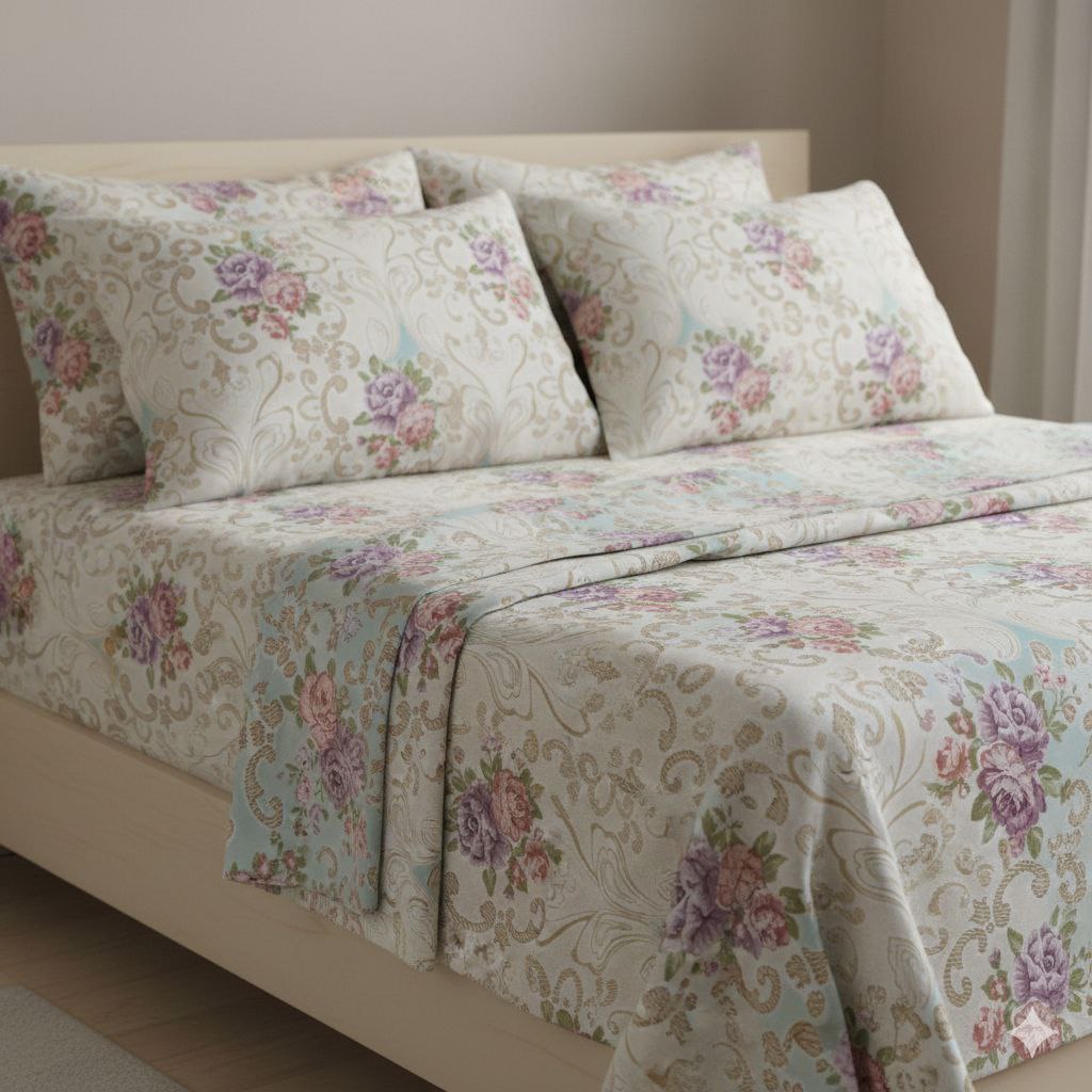 JUEGO DE SABANAS KING 6PCS SCARLETT CLASSICS
