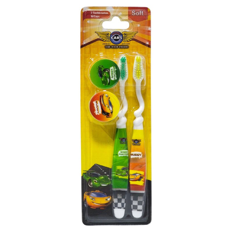 SET DE CEPILLO DE DIENTES PARA NIÑOS DE CARS 2UND
