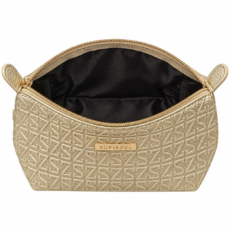COSMETIQUERA ORGANZIADORA COMPACTA CON CIERRE REFORZADO SOFIAZUL 22X13CM