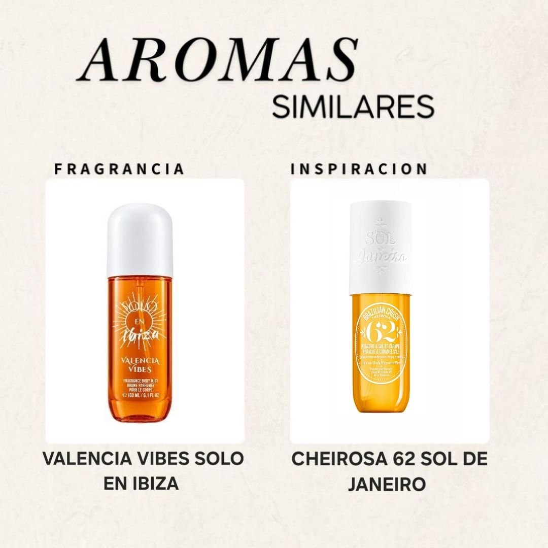 BODY MIST SOLO EN IBIZA VALENCIA VIBES PRODUCTO AMERICANO 180ML