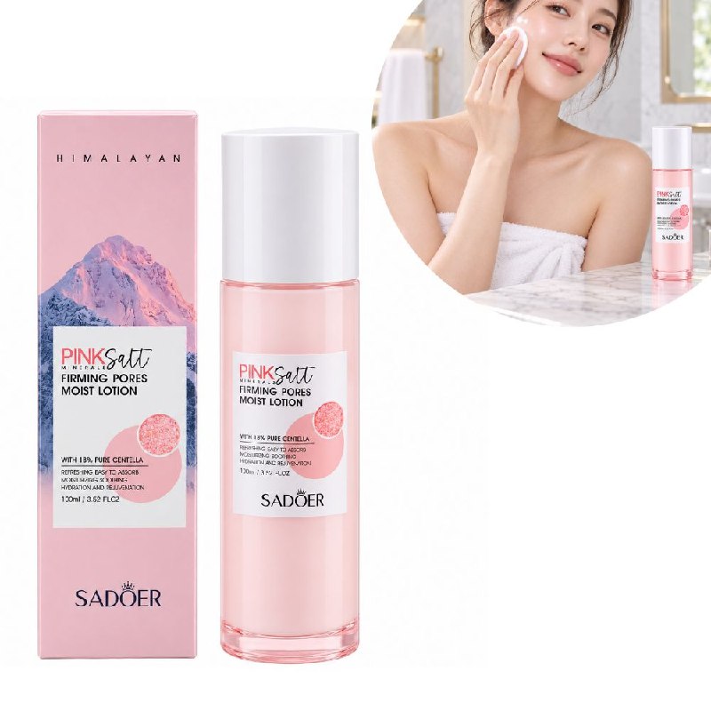 CREMA FACIAL Y CORPORAL HIDRATANTE, CALMANTE Y REAFIRMANTE CON SAL ROSA DEL HIMALAYA Y CENTELLA SADOER 100ML