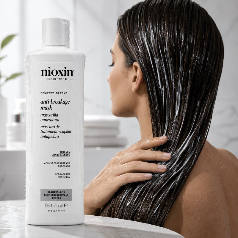 MASCARILLA CAPILAR FORTALECEDORA, ACONDICIONADORA ANTIRROTURA CON AMINOACIDOS DE KERATINA NIOXIN 500ML