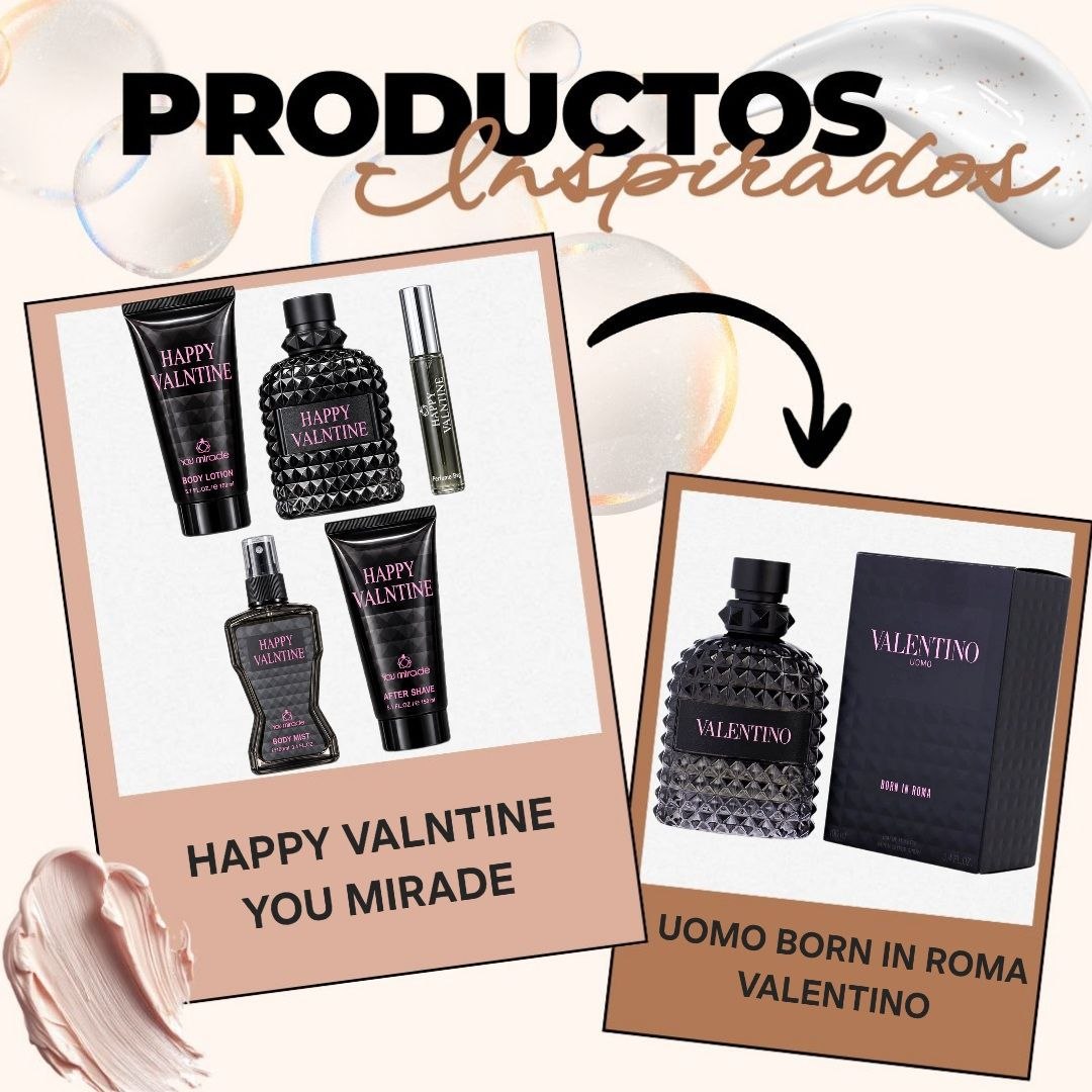 SET YOU MIRADE HAPPY VALENTINE EDP 100ML AFTER SHAVE 150ML EDP 15ML BODY MIST 100ML CREMA CORPORAL 150ML (H)