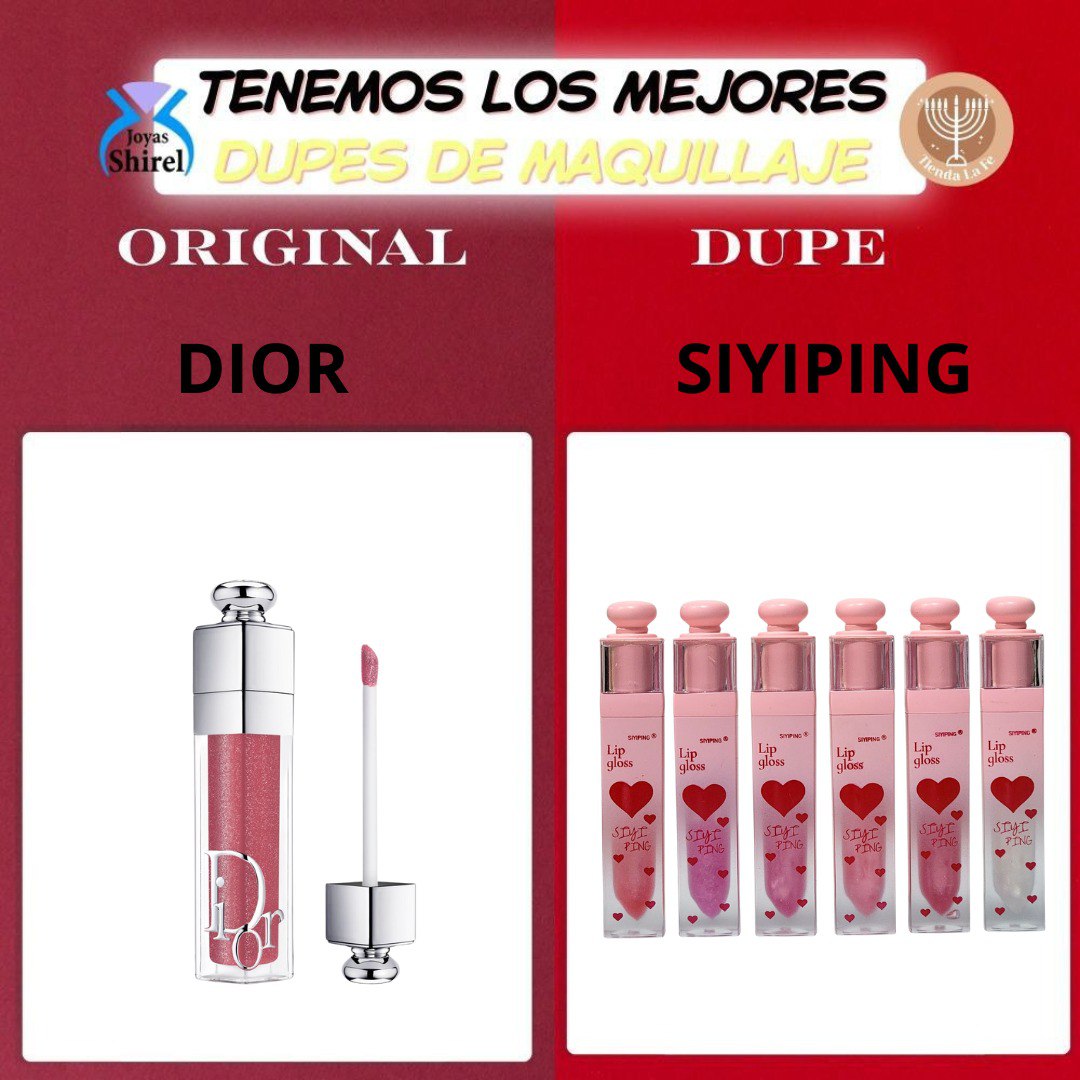 BRILLO LABIAL LIP HIDRATANTES Y JUGOSOS SIYIPING (DUPE DE DIOR)