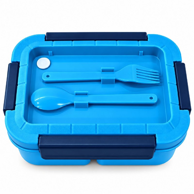 RECIPIENTE PANA PARA ALIMENTOS HERMETICA DE 3 COMPARTIMIENTOS CON CUBIERTOS PARA NIÑOS(AS) FRESH GUARD 1400ML