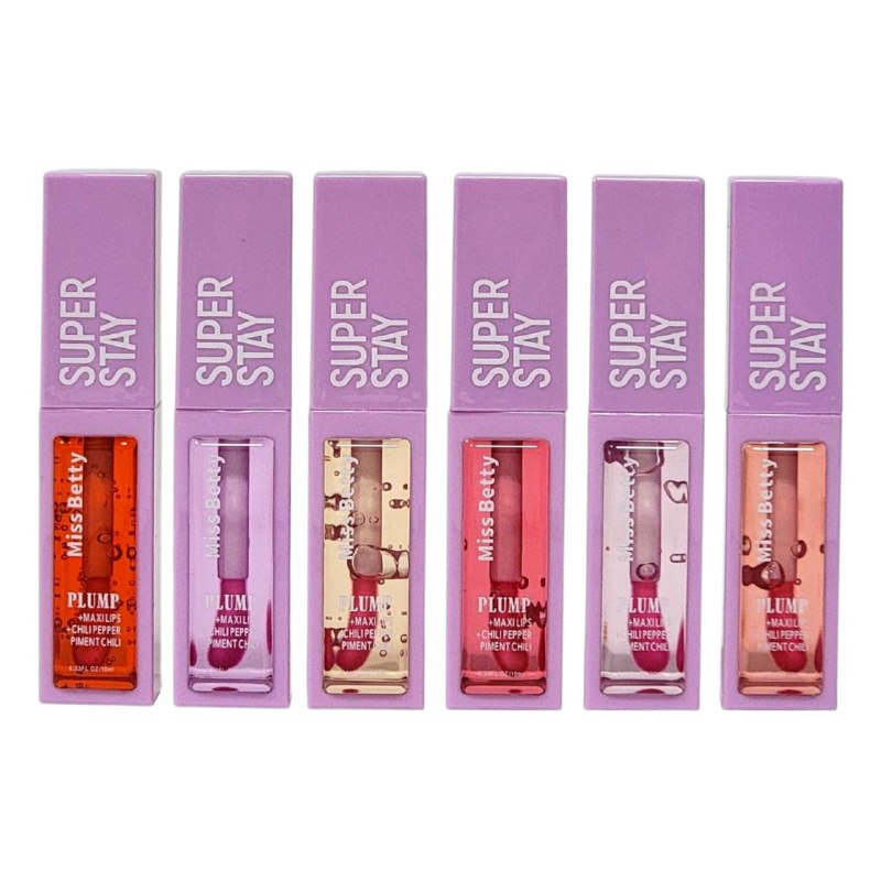 ACEITE LABIAL MARMOLEADO MISS BETTY 6G (DUPE DE MAYBELLINE)