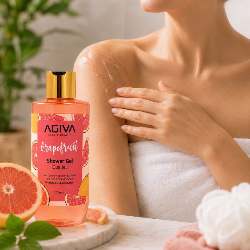 GEL DE DUCHA DE LIMPIEZA HUMECTANTE SUAVE ENRIQUECIDO CON TORONJA 500ML