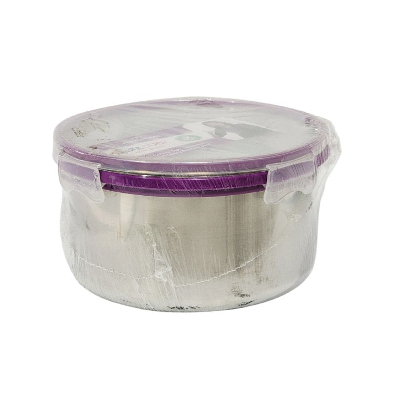 CONTENEDOR DE ACERO INOXIDABLE CIERRE HERMÉTICO PRINCEWARE 2000ML