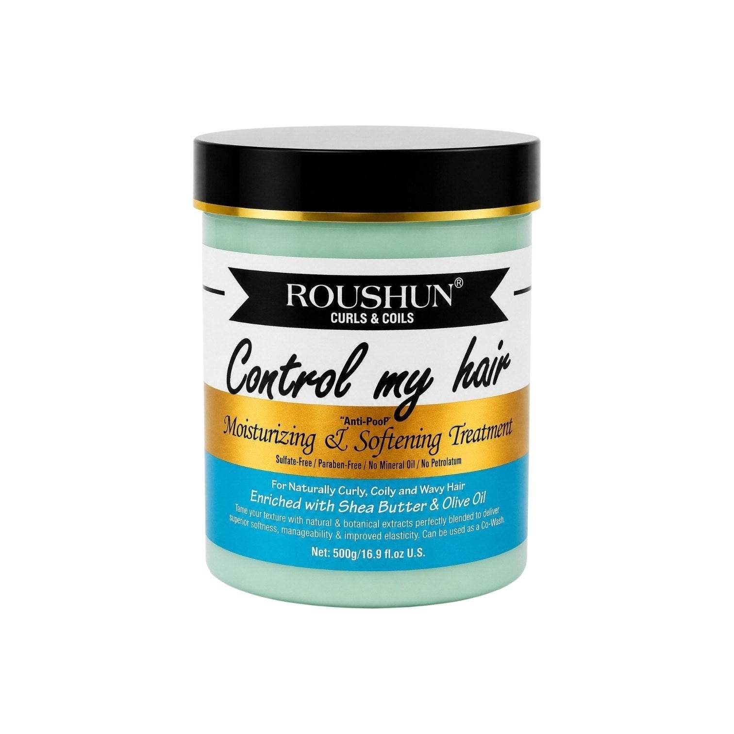 TRATAMIENTO CAPILAR CABELLO MÁS MANEJABLE, SUAVE Y FÁCIL DE CONTROLAR AYUDA A SUAVIZAR LA TEXTURA CAPILAR ROUSHUN  500GM