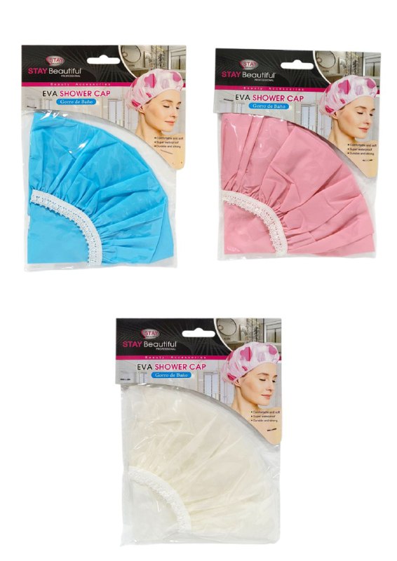 GORRO PARA BAÑO DE TELA IMPERMEABLE EVA STAY BEAUTIFUL