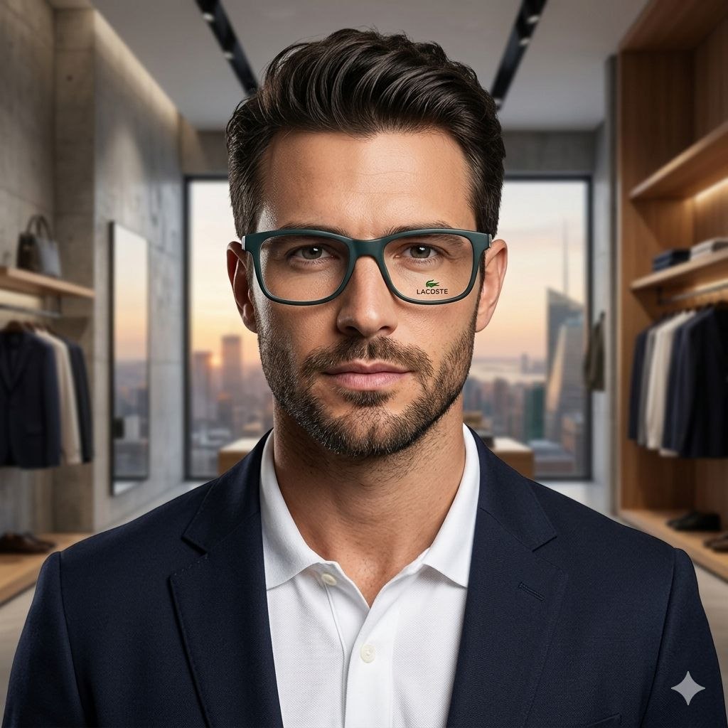 LENTES ORIGINALES PARA GRADUAR PARA CABALLERO LACOSTE