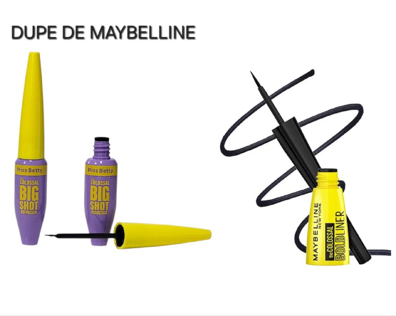DELINEADOR DE OJOS LIQUIDO IMPERMEABLE 24H EXTREMADAMENTE OSCURO MISS BETTY 6G (DUPE DE MAYBELLINE)