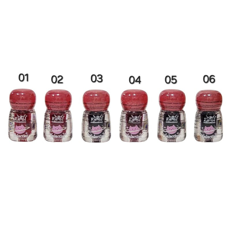 BRILLO LABIAL TINTA PARA LABIOS Y MEJILLAS, DAN UN TOQUE DE COLOR EXTRA A TU TONO NATURAL, LARGA DURACION ENGOL COLLECTIONS 6 TONOS 4ML