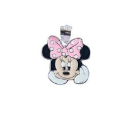 DIJE EN FORMA DE MINNIE MOUSE DE PLATA 9.25 PESO: 3G