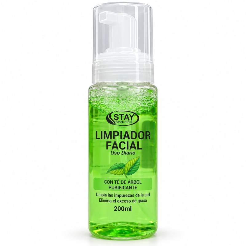 LIMPIADOR FACIAL EN SPRAY PURIFICANTE DE TE DE ARBOL STAY BEAUTIFUL 200ML