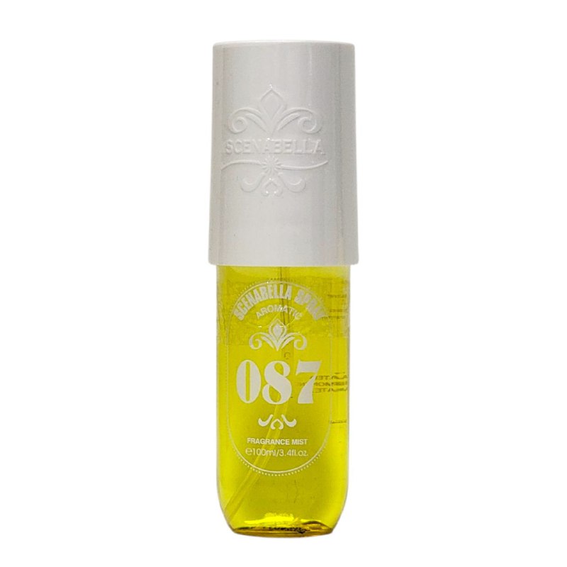 SPRAY PERFUMADO PARA EL CABELLO Y CUERPO SCENABELLA SPRAY AROMATIC 087 LECHE DE COCO, ARENA, NARDO, YLANG, VAINILLA Y AMBAR 100ML