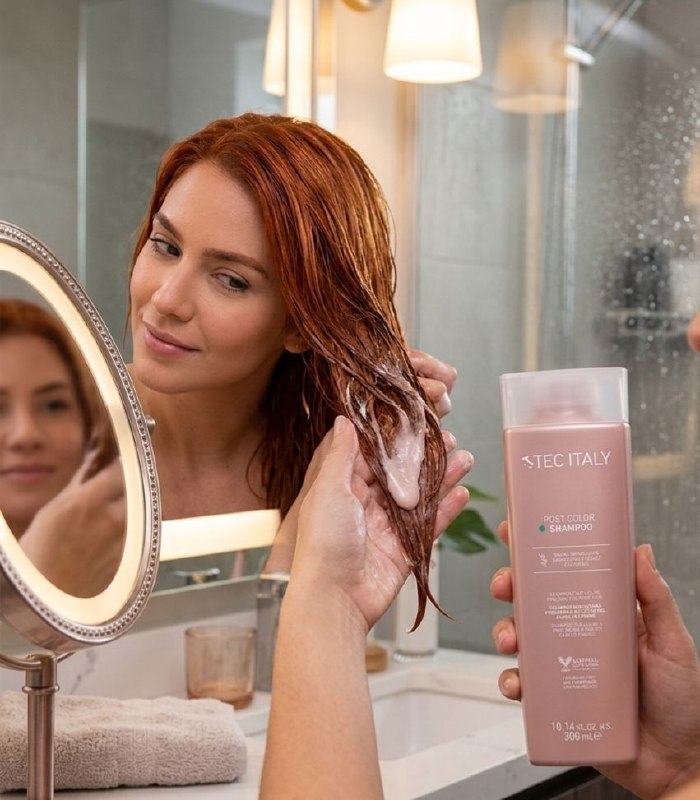SHAMPOO PARA CABELLOS TEÑIDOS QUE PROLONGA EL COLOR CON AMINOACIDOS DE TRIGO TEC ITALY 300ML