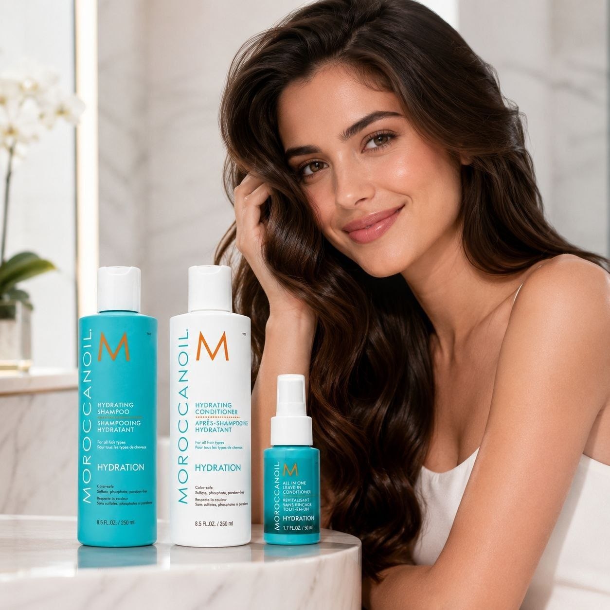SET DE HIDRATACIÓN CAPILAR MOROCCANOIL COLLECTION 3 PIEZAS 1 UND