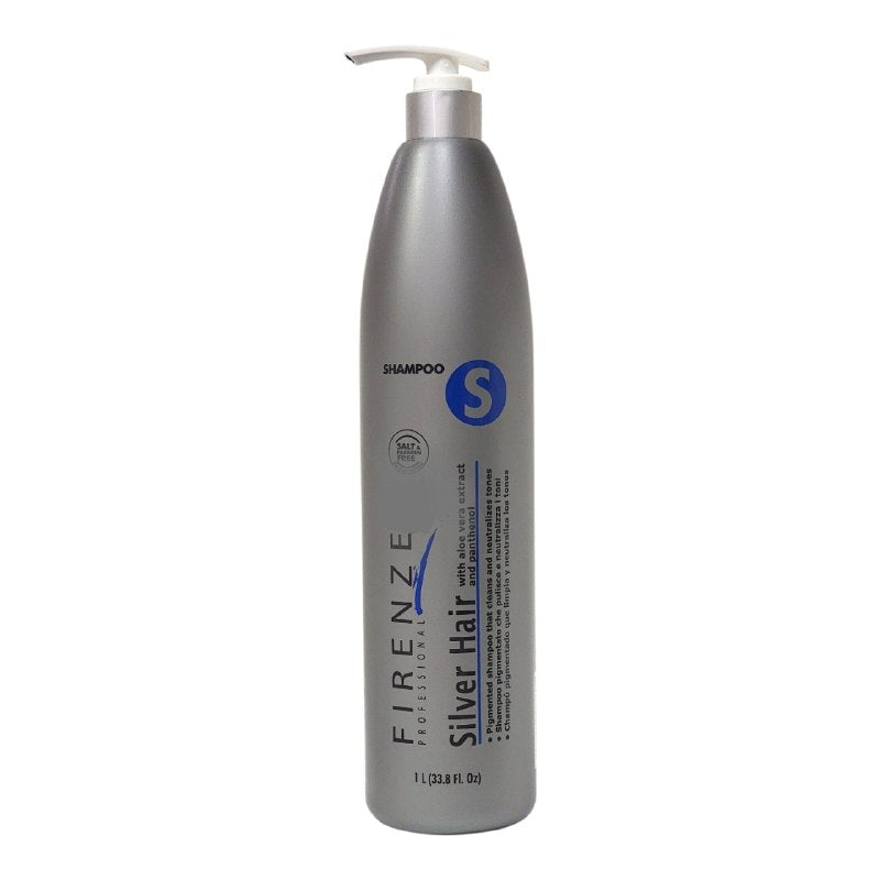 SHAMPOO MATIZADOR PARA CABELLOS CANOSOS, BLANCOS O PLATINADOS FIRENZE 1L
