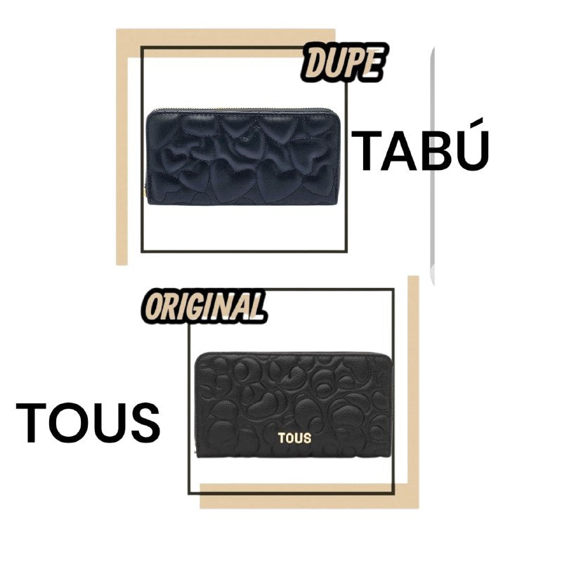MONEDERO ECONÓMICO TABU 20X10CM (DUPE DE TOUS)