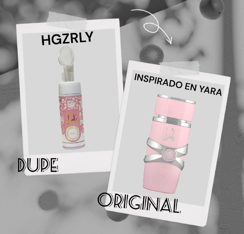 LIMPIADOR FACIAL EN ESPUMA PROFUNDA HIDRATANTE REMOVEDORA DE MAQUILLAJE HGZRLY 150ML DUPE DE LATTAFA YARA