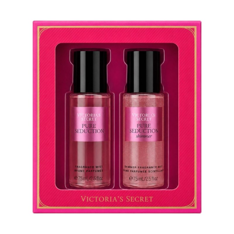 VICTORIA'S SECRET MINI SET PURE SEDUCTION SPLASH & PURE SEDUCTION SPLASH SHIMMER 75ML